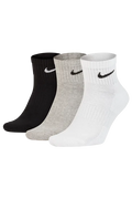Chaussettes NK Everyday Cushioned – Lot de 3 Paires (Noir, Gris, Blanc)